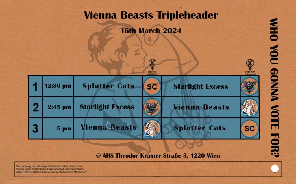 16.03. Vienna Beasts Tripleheader